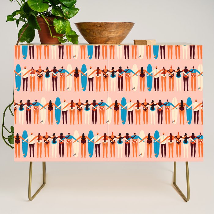 Surf sisters Credenza Gallery Image 1