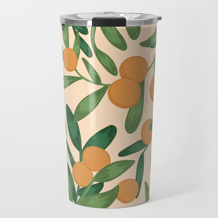 Oranges in the Tree Travel Mug Gallery Image 1