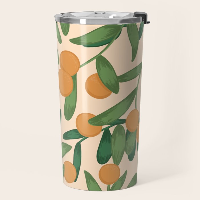 Oranges in the Tree Travel Mug Gallery Image 2