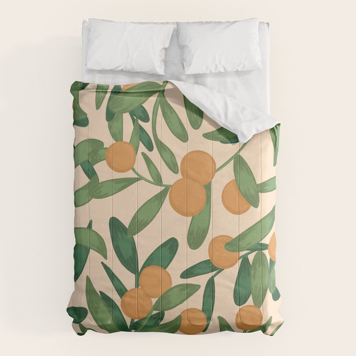 Oranges in the Tree Comforter Gallery Image 6