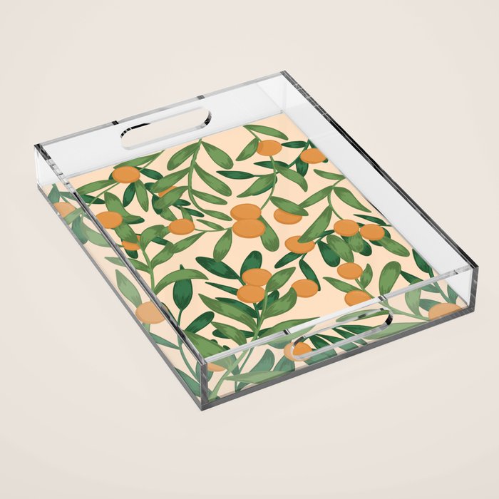 Oranges in the Tree Acrylic Tray Gallery Image 1