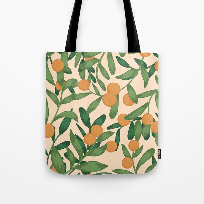 Oranges in the Tree Tote Bag Gallery Image 1