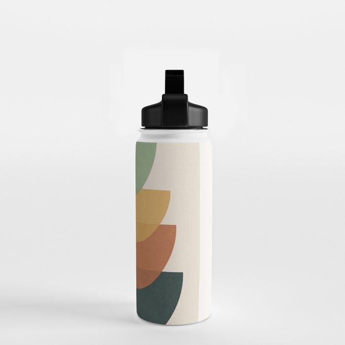 Colorful Abstract Shapes 1 Water Bottle Gallery Image 2