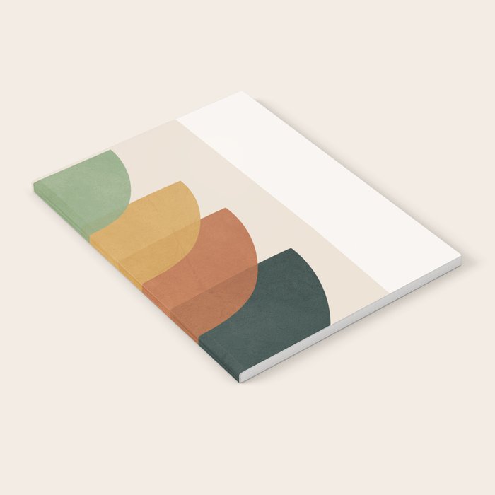 Colorful Abstract Shapes 1 Notebook Gallery Image 1