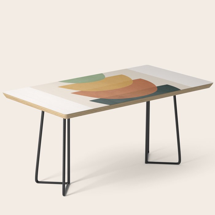 Colorful Abstract Shapes 1 Coffee Table Gallery Image 1