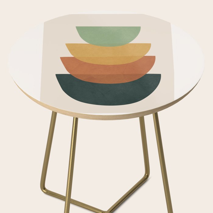 Colorful Abstract Shapes 1 Side Table Gallery Image 2