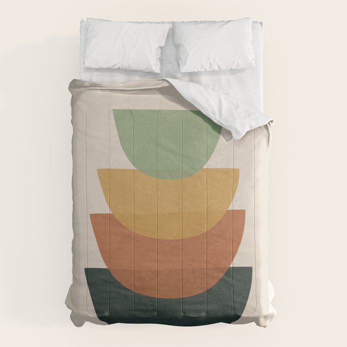 Colorful Abstract Shapes 1 Comforter Gallery Image 6