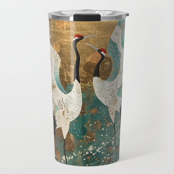 Japara Cranes in Twilight Travel Mug Gallery Image 1