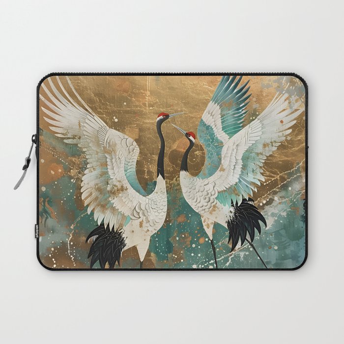 Japara Cranes in Twilight Laptop Sleeve Gallery Image 1