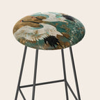 Japara Cranes in Twilight Stool Gallery Image 2