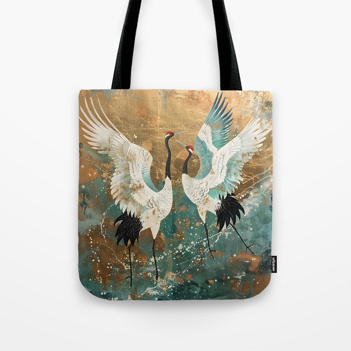 Japara Cranes in Twilight Tote Bag Gallery Image 1