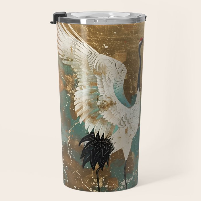Japara Cranes in Twilight Travel Mug Gallery Image 3