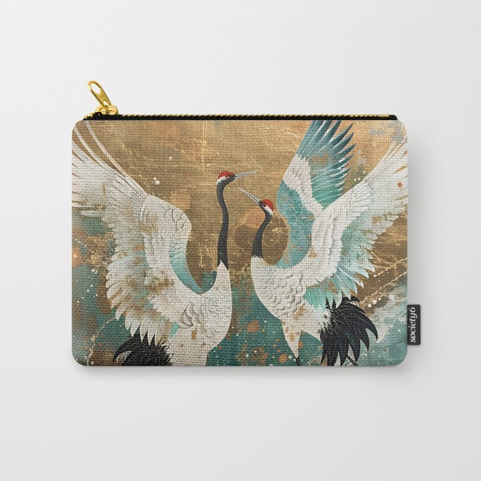 Japara Cranes in Twilight Carry All Pouch Gallery Image 1