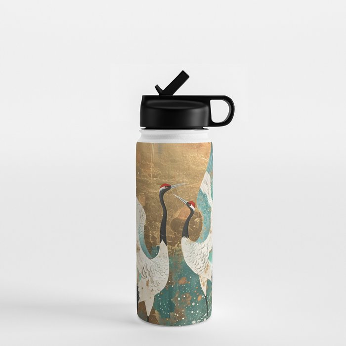 Japara Cranes in Twilight Water Bottle Gallery Image 1