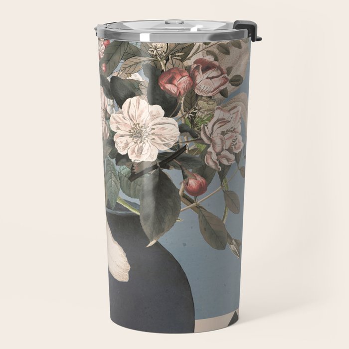 Flowers in The Vase Travel Mug Gallery Image 2