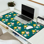 Blooming Flower - Green  Desk Mat Gallery Image 2