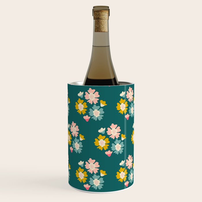 Blooming Flower - Green  Wine Chiller Gallery Image 3