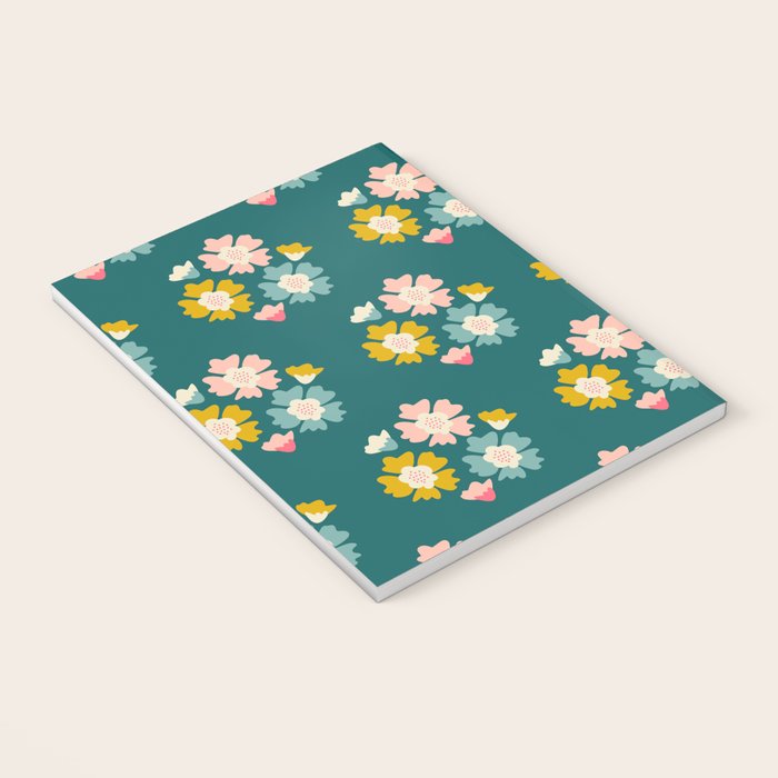 Blooming Flower - Green  Notebook Gallery Image 3