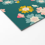Blooming Flower - Green  Welcome Mat Gallery Image 2