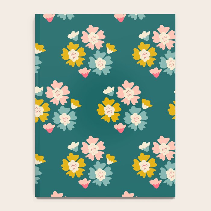 Blooming Flower - Green  Notebook Gallery Image 4