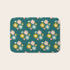 Blooming Flower - Green  Bath Mat Gallery Image 1