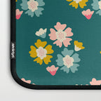Blooming Flower - Green  Laptop Sleeve Gallery Image 3