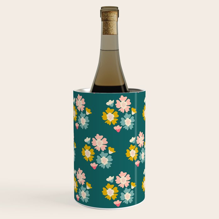 Blooming Flower - Green  Wine Chiller Gallery Image 2
