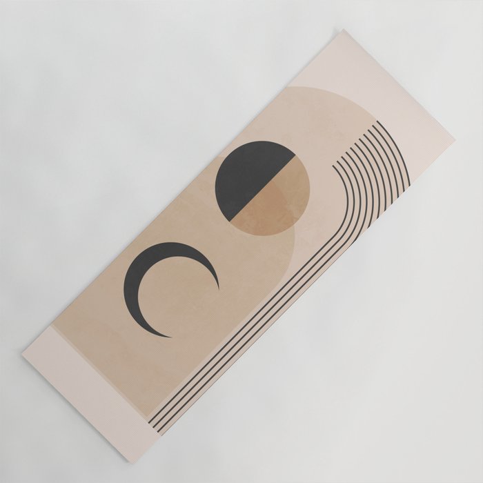 Minimal Geometric Shapes 120 Yoga Mat Gallery Image 1