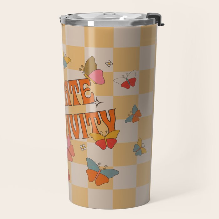 Radiate Positivity Butterflies Travel Mug Gallery Image 2