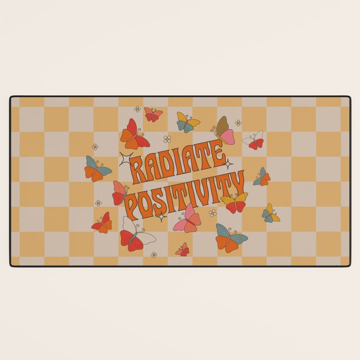 Radiate Positivity Butterflies Desk Mat Gallery Image 3