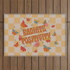 Radiate Positivity Butterflies Outdoor Rug Gallery Image 1