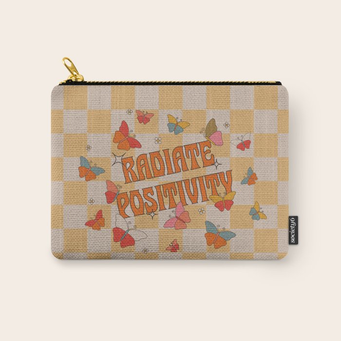 Radiate Positivity Butterflies Carry All Pouch Gallery Image 1