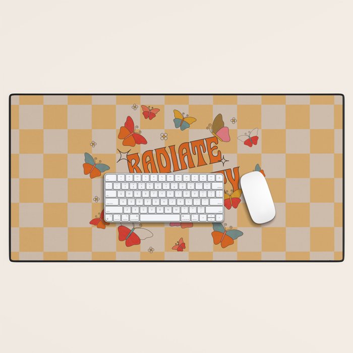 Radiate Positivity Butterflies Desk Mat Gallery Image 1