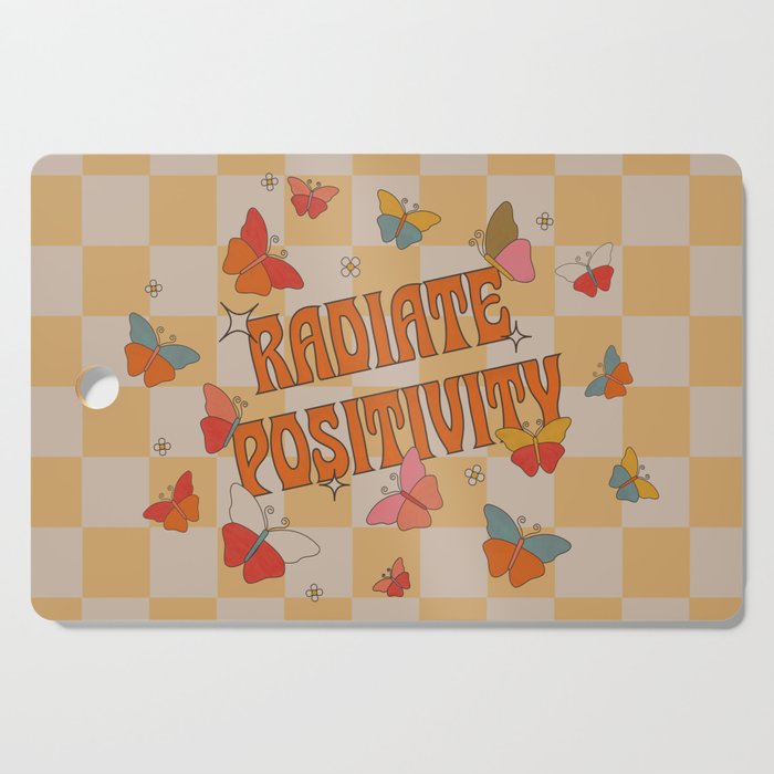 Radiate Positivity Butterflies Cutting Board Gallery Image 1