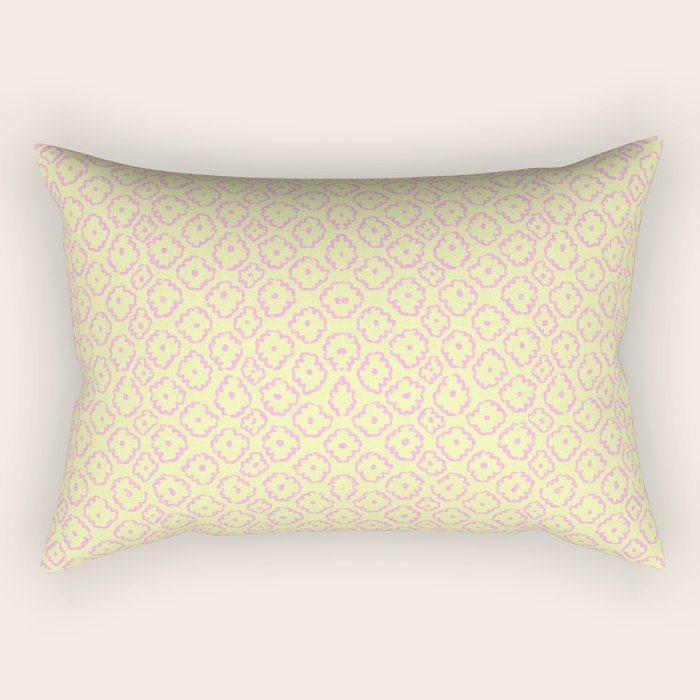Floral Whimsy Rectangular Pillow Gallery Image 1