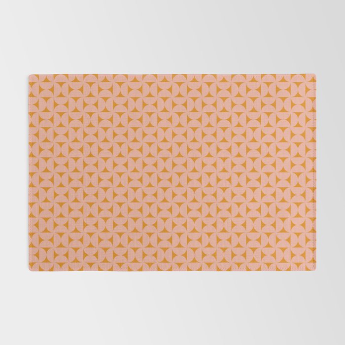 Bauhaus Mid Century Modern Geometric Pattern IV Rug Gallery Image 2