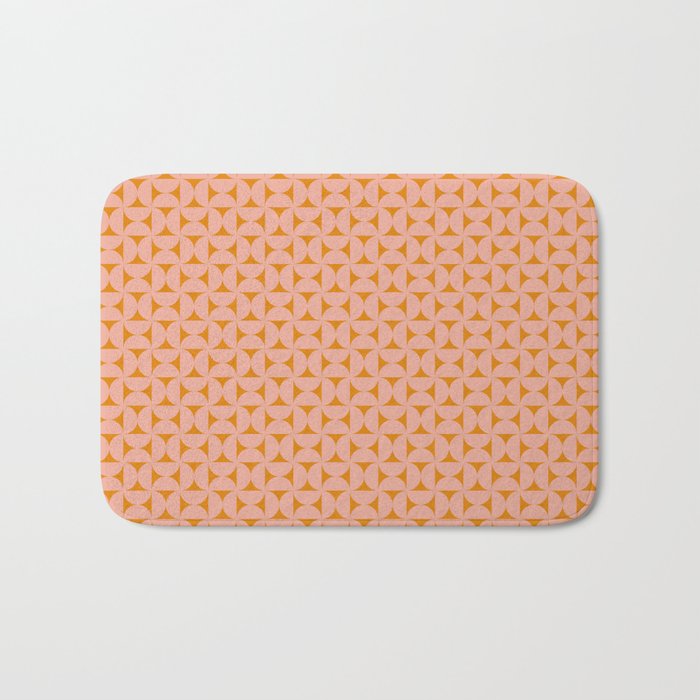 Bauhaus Mid Century Modern Geometric Pattern IV Bath Mat Gallery Image 1