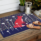 Fox in the Garden Outdoor Rug Gallery Image 2