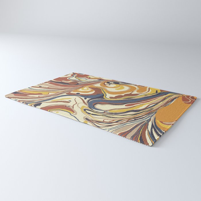Retro marble #4 Rug Gallery Image 3
