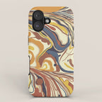 Retro marble #4 iPhone Case Gallery Image 1