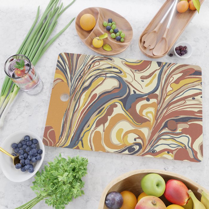 Retro marble #4 Cutting Board Gallery Image 2