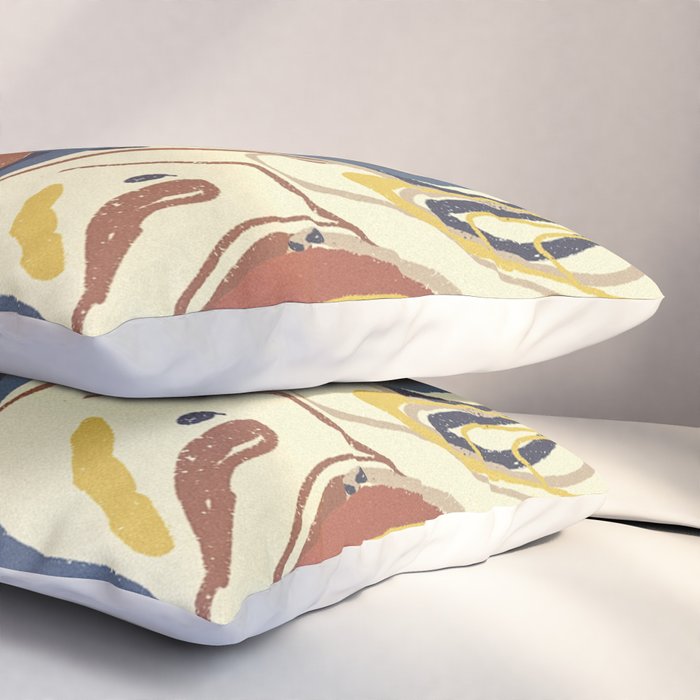 Retro marble #4 Pillow Sham Gallery Image 3