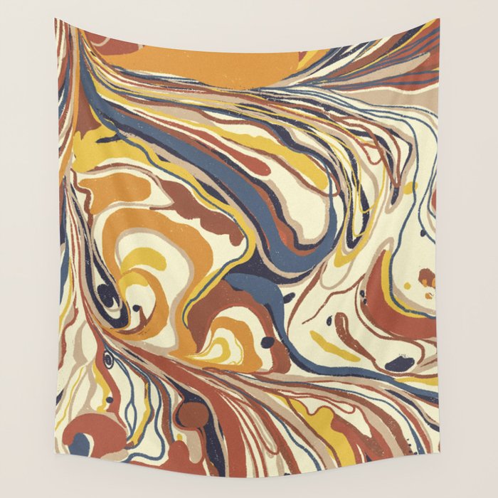 Retro marble #4 Wall Tapestry Gallery Image 4