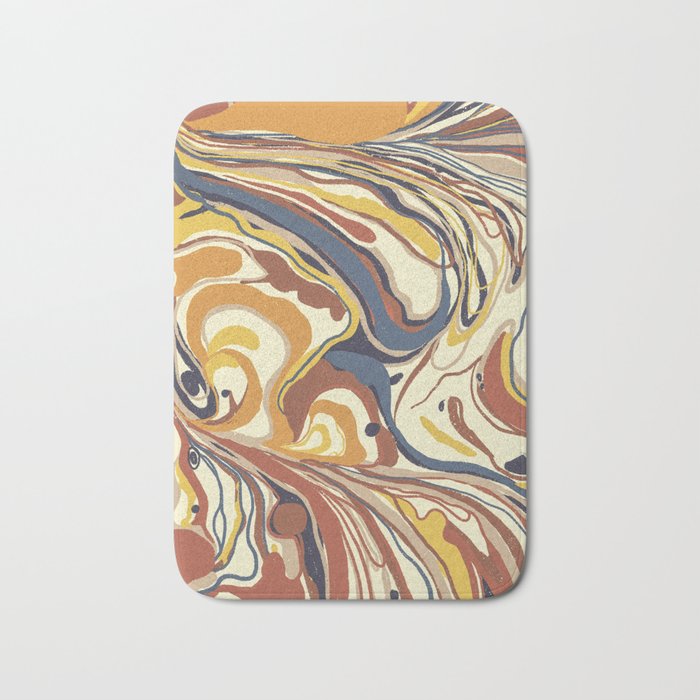 Retro marble #4 Bath Mat Gallery Image 1