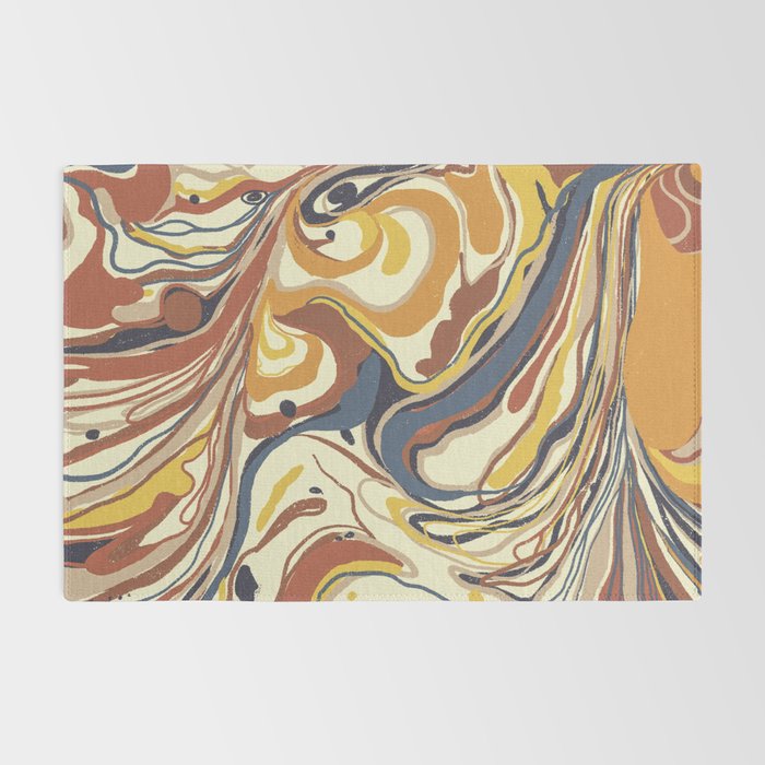 Retro marble #4 Rug Gallery Image 2