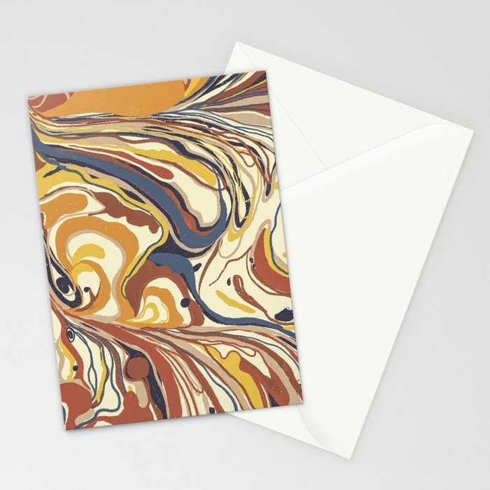 Retro marble #4 Stationery Card Gallery Image 2