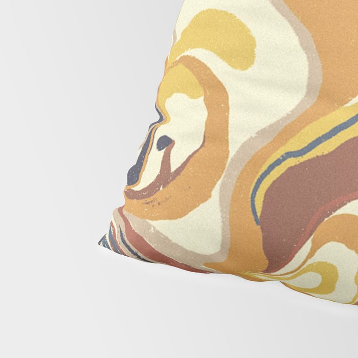 Retro marble #4 Pillow Sham Gallery Image 4