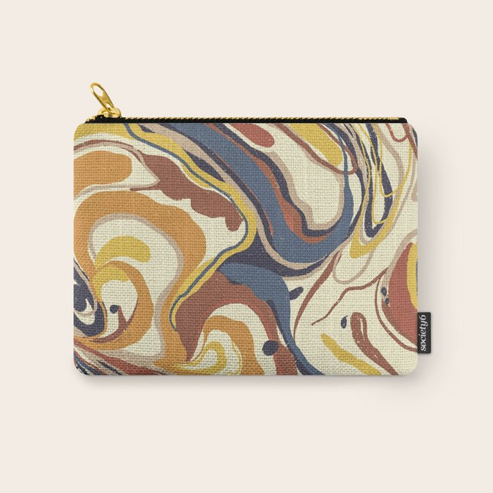 Retro marble #4 Carry All Pouch Gallery Image 1