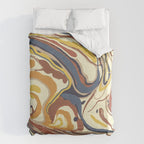 Retro marble #4 Duvet Cover Gallery Image 6