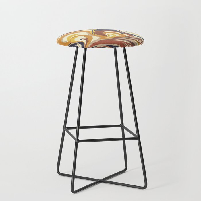 Retro marble #4 Stool Gallery Image 1